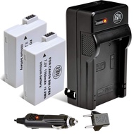 2-Pack of LP-E8 Batteries and Battery Charger for Canon EOS Rebel T2i, T3i, T4i, T5i, EOS 550D, EOS 