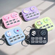 Creative DJ Keychain Cartoon Mini Keyring Bag Pendant Kids Surprise Gift