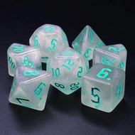 Ethereal Dreams Dice Set of 7 | ลูกเต๋า Dice For DnD D&D MTG RPG TRPG เกมกระดาน บอร์ดเกม Game ไพ่ทาโ