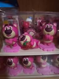 無盒有卡!!! 迪士尼 toy story Lotso 草莓熊 勞蘇 熊抱哥 玩具總動員 擺設公仔