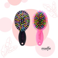 EYECANDY RAINBOW VOLUME SMALL BRUSH (MINI PINK/MINI BLACK) HAIR COMB