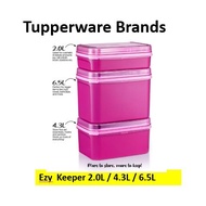 Tupperware Ezy Rect Keeper Maroon Set 2.0L/ 4.3L/ 6.5L OR Turquoise 2.0L