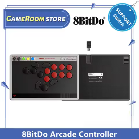 8BitDo Arcade Controller Built for professionals. Compatible for Switch and Windows.2.4G/Bluetooth/ 