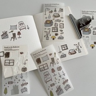 Frank Washi Sticker Sheet by September Spring