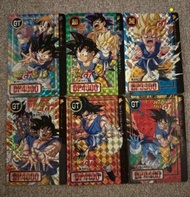 龍珠本彈26  龍珠閃卡    龍珠GT閃咭全套閃連雙面閃dragonball  （日版1996年初版)