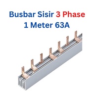 Fort Busbar Sisir Jumper Mcb Panel 3 Phase 3P 1 Meter 1M 63A