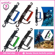 [Lovoski] Scuba Diving Lanyard Spring Coiled Lanyard for Dive Lights Tools flashlights
