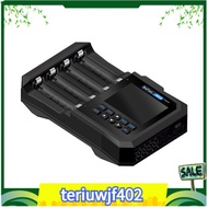 【●TI●】18650 Li-Ion Battery Charger Battery Tester 4-Slot Smart Fast Charging Capacity Tester Support