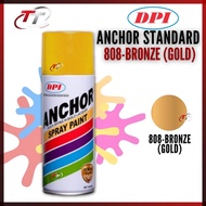 ANCHOR STANDARD Spray Can Tin Cat Paint 400ML 808 Bronze (Gold) Emas Sprey Ancer Standard Ori 100% O