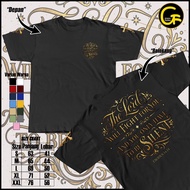Exodus 14.14 T-shirt Spiritual T-shirt with Catholic Words Vol 01 Cotton Combed 30s DTF Adult Men Wa
