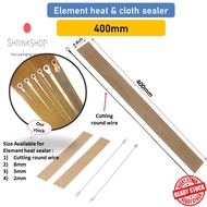 16" / 400MM Sealer Heat Element & Teflon Cloth Impulse Sealer Heat Wire Element Cloth