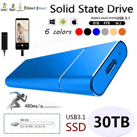 500GB 1TB Solid State Drive HDD Portable Original External Hard Drive for PC Laptop Storage Device U
