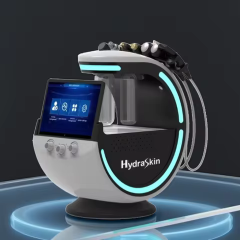 7 in 1 Skin Management Hydra Water Peel Hydrodermabrasion Facial Machine with Skin Analyzer