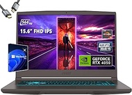 msi Thin 15 15.6”144Hz Gaming Laptop,AMD R5-7535HS,RTX 4050,Window 11 Pro,w/HDMI (32GB RAM | 1TB PCI