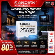 【Free replacement】SanDisk 512GB High Endurance microSDXC Card 24/7 Recording Original Product 1TB/51
