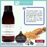 Aroma Sense Frankincense Water Soluble Essential Oil (60ml) Fresh &amp; Long Lasting Fragrance Aromatherapy Essential Oil Scent