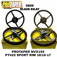 100% ORIGINAL PROTAPER PT422 SPORT RIM NVX V1 V2 NVX155 RIM 4BATANG 1.6/1.6X17