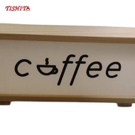 [tishita] Coffee Sign Frame with Light Desk Lamp 10.24x2.36x3.94" Creative Coffee Bar Decoration for