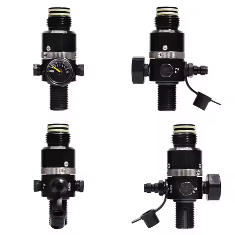 TUXING 4500Psi 300Bar Fill Station Charging Valve Gauge Up To 4500psi with Rotatable Pressure Reduci