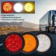 Wishlistforyou 9D Lens 24V Truck LED Tail Side Marker Light Trailer Clearance Rear Lamp Assembly Hea
