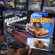 2PCS DIECAST HOTWHEELS NISSAN 350Z CUSTOM AND HOTWHEELS BASIC CAR RANDOM