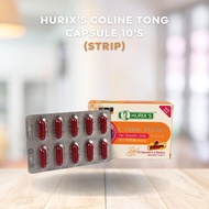 Hurix's Coline Tong Capsule 10's (Strip) 1 papan / (Box) 2 papan For Irregular period/Painful Cramps