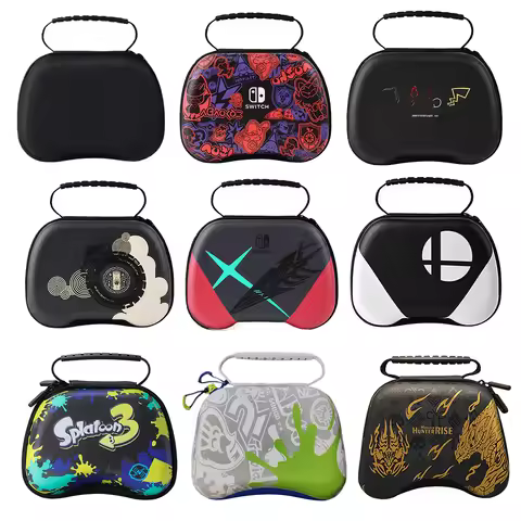 EVA Carrying Case Storage Bag Shockproof Travel Carrying Case Waterproof Anti-Scratch for NS Switch 