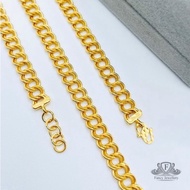 Fancy Jewellery Emas 916 Rantai Tangan Coco Kosong Emas 916 tulen Bajet Emas 916