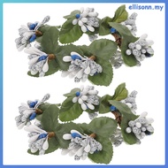 2Pcs Xmas Candle for Pillar Christmas Pillar Candle Wreath Table Centerpiece ellisonn