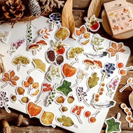 31. (2 types) 46 PCS LEAVES STICKER FLAKES (B2)