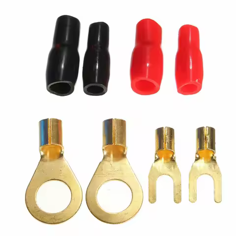 1500W Car Audio Wire 8GA Car Subwoofer Cable 60 AMP Holder RCA Power Cable 18GA for Car Modification