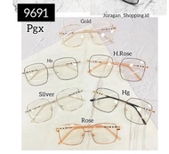 Frame Kacamata 9691 Lensa Bawaan Pabrik Frame Only Fashion Terbaru