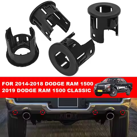 4pcs Reverse Parking Sensor Holder Support Bracket PDC Sensor Cover For Dodge Ram 1500 2014 2015 201