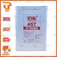 Kth 10kg thinner /  thinner tin /  paint / thinner tin / besi / kayu / thinner tong / 457 Thinner