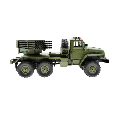 WPL 1:16 Full Proportion Climbing Car BM-21 Hail Rocket Gun RC CAR Model Car B36-2 Kids Birthday Chr