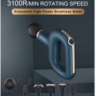 Full Body Massage Gun Electromechanical Exercise Gun Massager Gun 6 Heads Neck Back Massage Machine