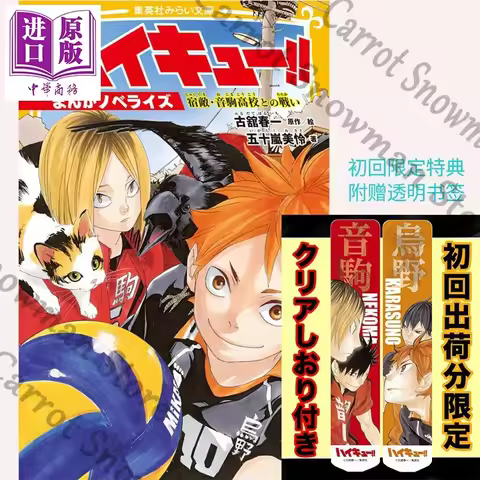 Haikyuu!! Shoyo Hinata Kozume Kenma Anime Cosplay Magazine Journal Japanese Manga Cartoon Gift Decor