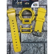 BNB GLOSSY KUNING DW9052 + BUCKLE JAPAN (SESUAI UTK DW9052,DW9000,DW8800)