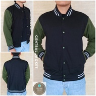 Men's Varsity Baseball Jacket - Men's Casual Fleece Baseball Jacket - Plain Jacket - Youth Fashion