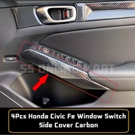 Honda Civic Fe 2022 Car Accessories Civic Fe Interior Accessories Carbon Design Gear Cover Steering 