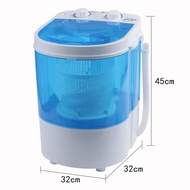 Mini Double Barrel Semi-Automatic Washing Machine for Home Use Old Style Agitator for Washing Socks 