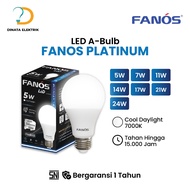 CAHAYA FANOS PLATINUM LED BULB 5W 7W 11W 14W 17W 21W 24W WHITE LIGHT 1 YEAR WARRANTY