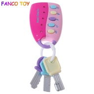 Baby Toy Musical Car Key Toy Smart Remote Control Car Ride with Music Voices Pretend Play Education 