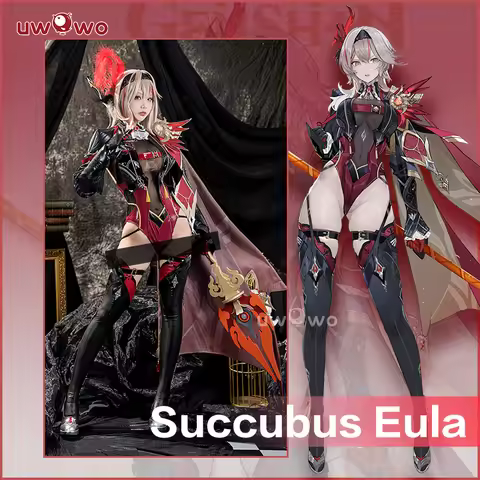 LAST BATCH UWOWO Exclusive Succubus Eula Cosplay Genshin Impact Cosplay Succubus Ver. Halloween Cost