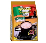 INDOCAFE Cappucino 5in1 Instant Coffee อินโดคาเฟ่ คาปูชิโน่ กาแฟอินโดนีเซีย 25ก.x 15ซอง