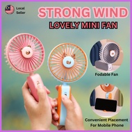 Kipas Mini Fan Mini Portable Hand Table Mini Clip Fan USB Charge Rechargeable Free Battery USB Cable Kipas kecil