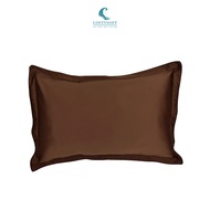 LOFTYSOFT ปลอกหมอน Cotton Silk 550 เส้นด้าย Elegance Collection - Cocoa Brown