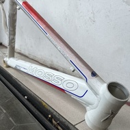 [New] Frame Mtb 26 Mosso 2613 Triple Butted Alloy Putih Original