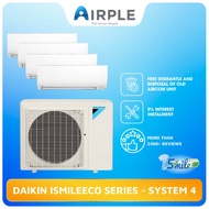 DAIKIN iSmileEco Series - System 4 (5TICKS) - Highest 5 Stars Rated Aircon Installation - Airple Air
