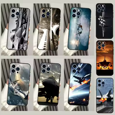 Aircraft Jet Airplane Case For OPPO Reno 15 F 14 13 12 11 10 Pro 14F 13F 12F 8T 7 Lite OPPO Find X9